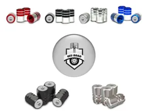 Rim Valve Stem Caps Motorcycle Sturdy Look